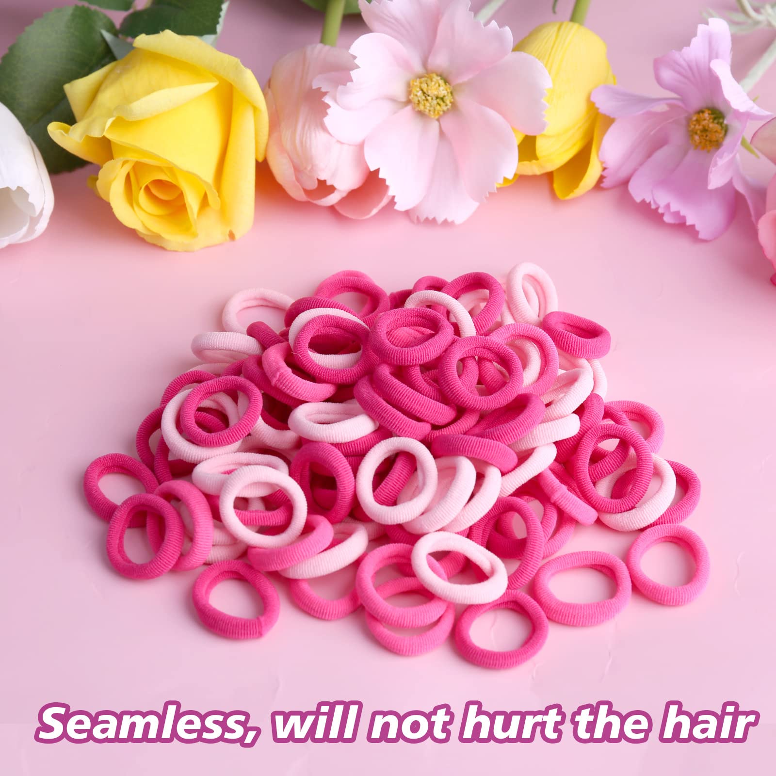 Zingso baby hair bands elastic-stretch demo shows durable, 12 cm max stretch in action.