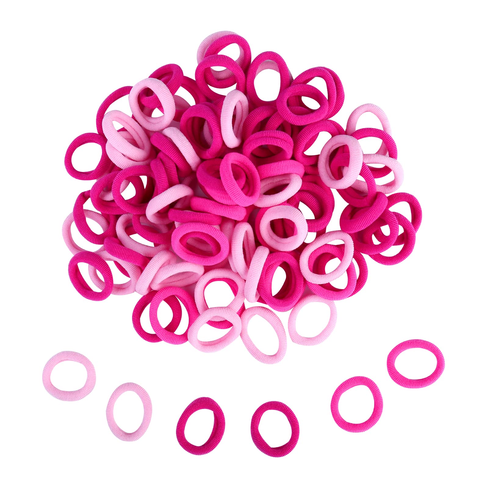 Zingso baby hair bands pink-packaging demonstrates easy styling for busy mornings.