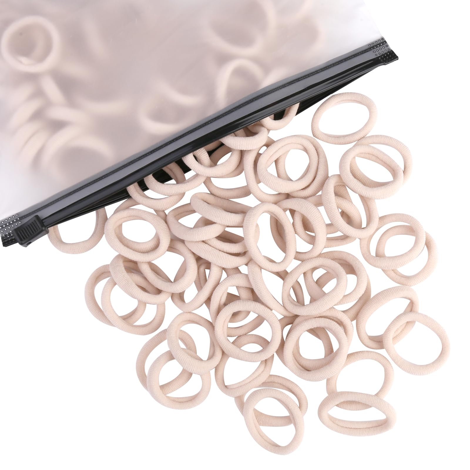 Zingso baby hair ties cotton-soft closeup showing gentle grip for delicate hair.