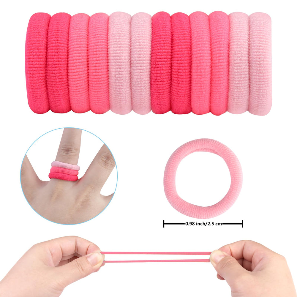Zingso soft cotton hair ties close-up showing gentle protection