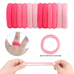 Zingso soft cotton hair ties close-up showing gentle protection