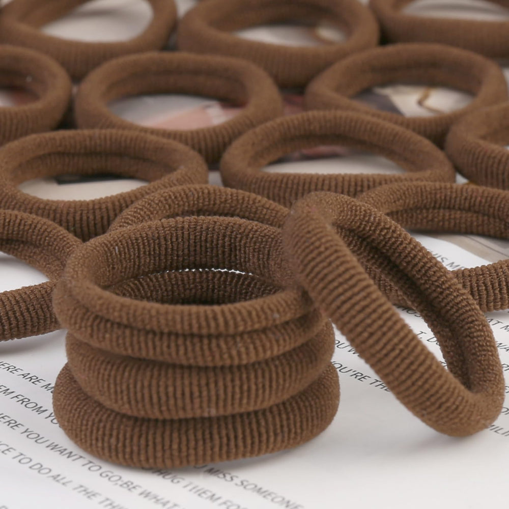 Zingso elastic ponytail holders no metal keep hair secure and comfortable.