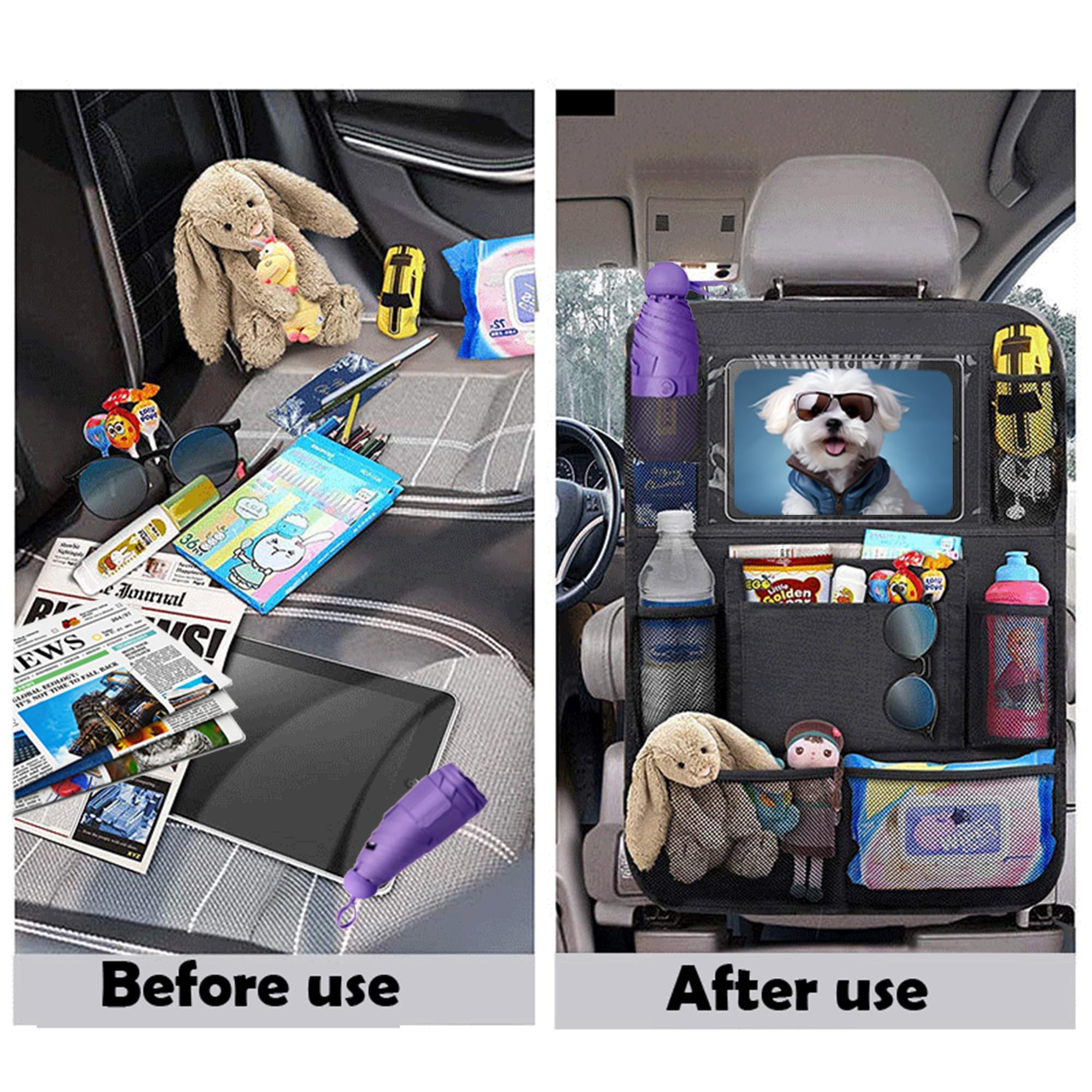 Zion Praiser adjustable straps and easy installation fit any car.