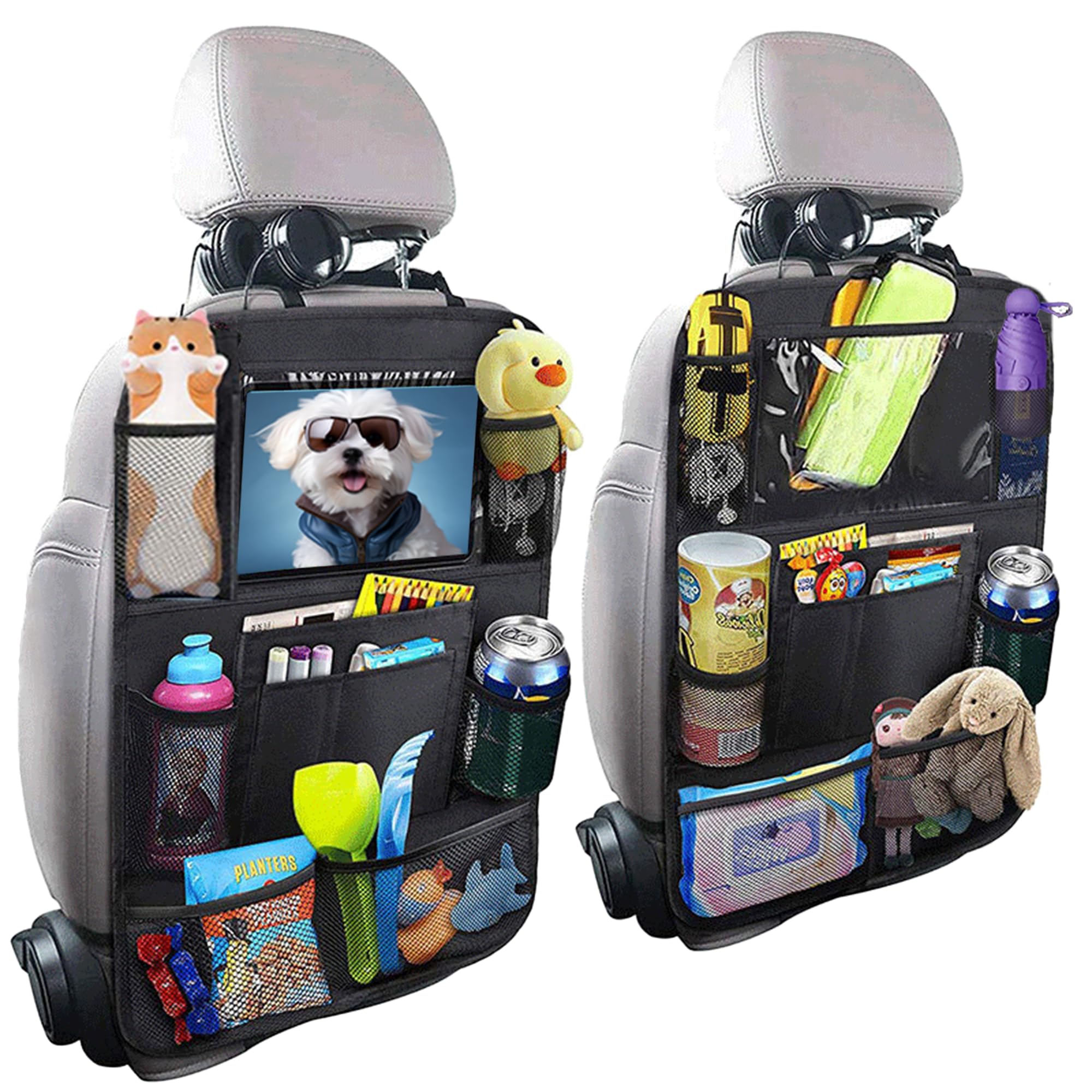 Zion Praiser kick mat seat protector covering full seat to guard upholstery.