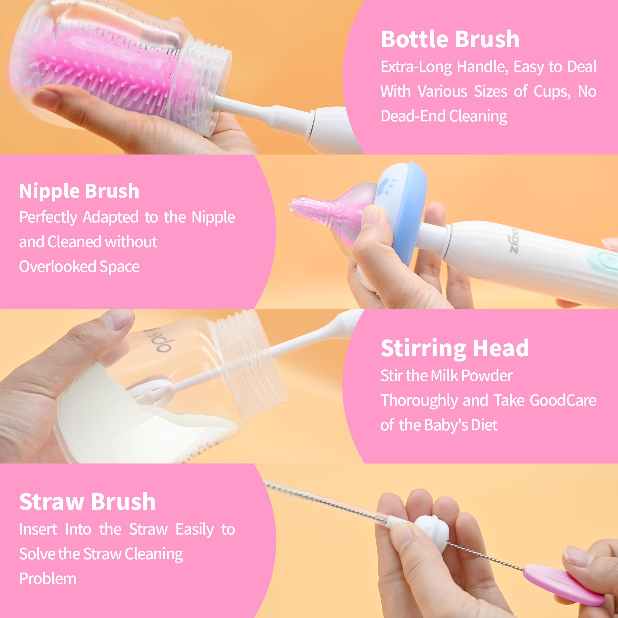 ZIOXX 7-in-1 kit display highlights versatile set for nipples and straws