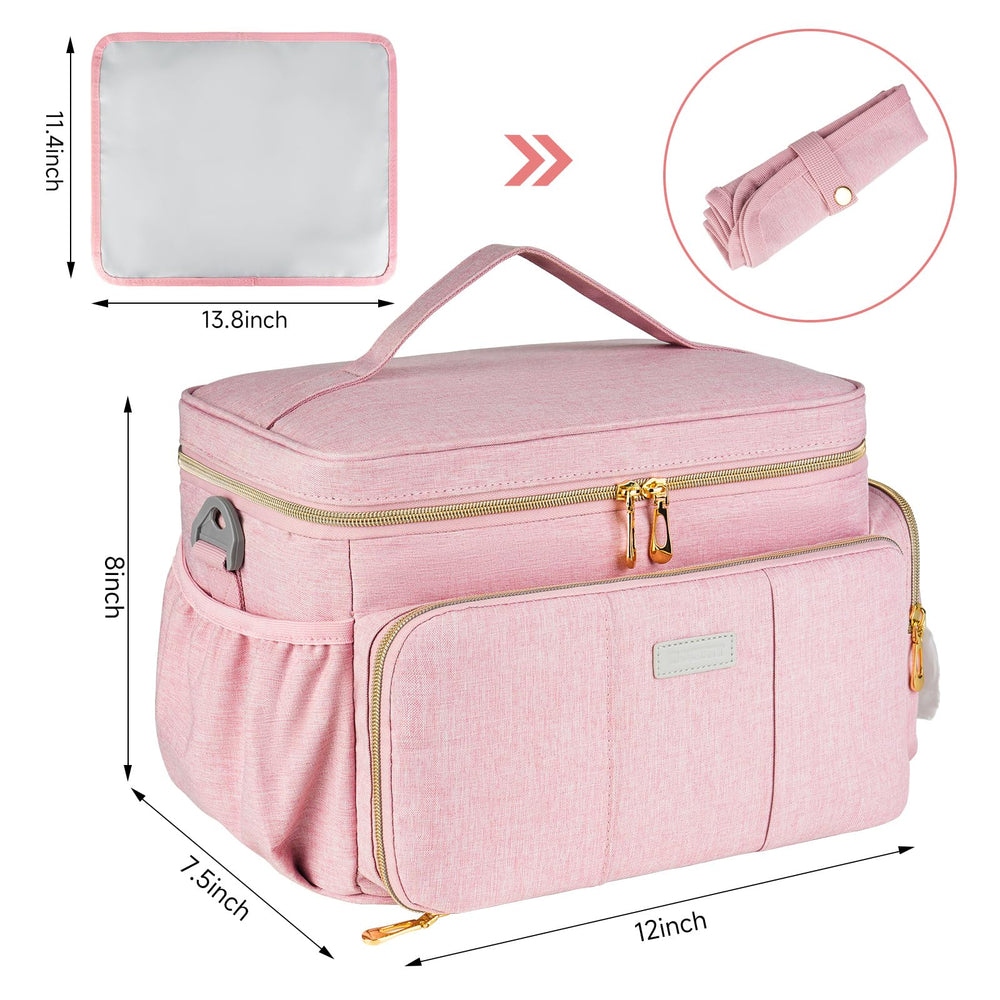 Durable polyester exterior of ZIOZERTT bag simplifies daily use and cleaning.