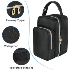 ZIOZERTT breastmilk cooler bag buckle-handle ready to hang on stroller.