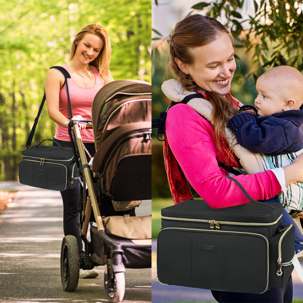 ZIOZERTT detachable shoulder strap and sturdy handle for flexible carrying