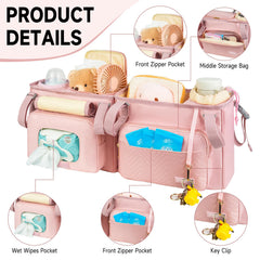 ZIOZERTT pink insulated cup holders keep drinks upright and easy to clean.