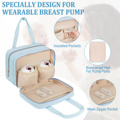 ZIOZERTT ice pack for breastpump included with cooler bag