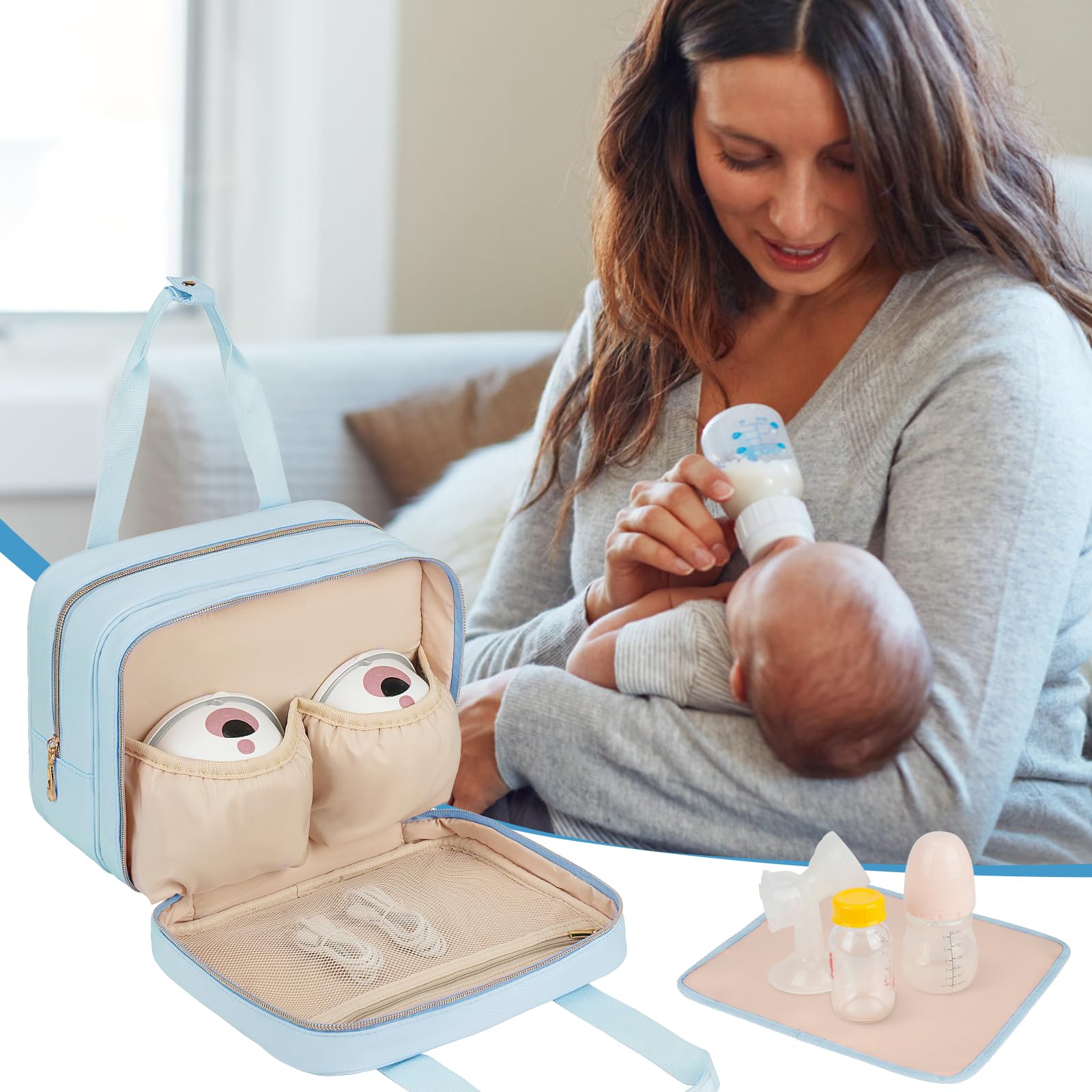ZIOZERTT on the go carrying case supports pumping routines