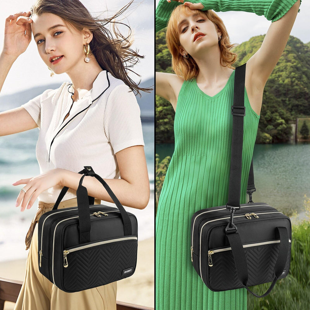 ZIOZERTT reinforced top handle simplifies carrying on-the-go.