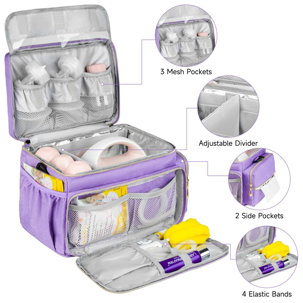 ZIOZERTT Spectra bag mesh pocket organizes accessories securely