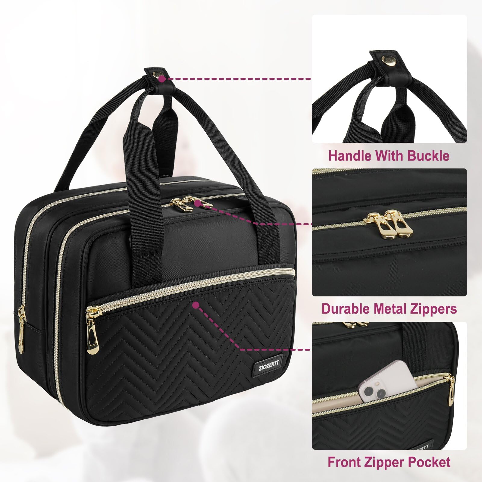 ZIOZERTT tear-resistant polyester fabric resists wear and cleans easily.