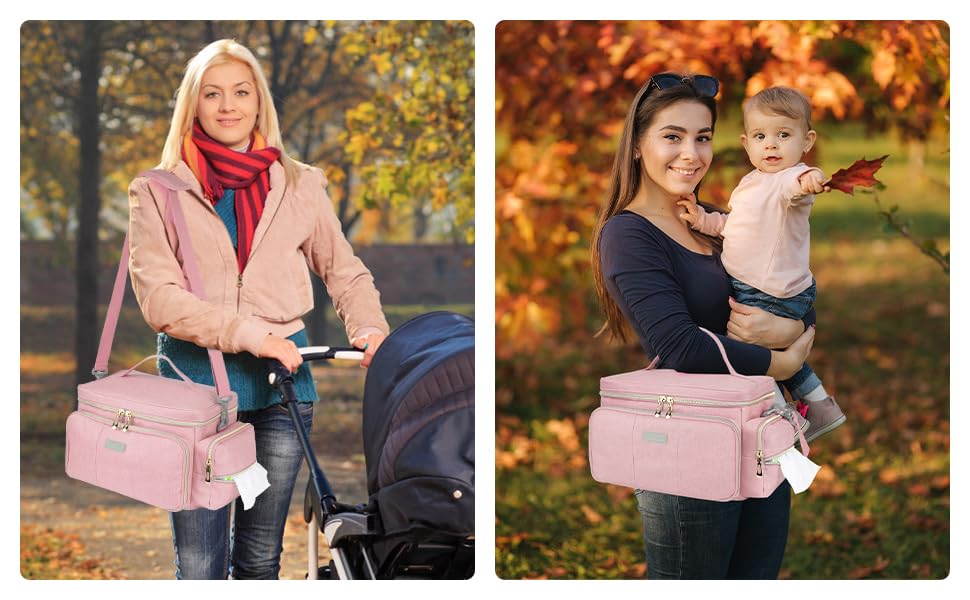 Water-resistant mat included by ZIOZERTT protects contents during travel and errands.