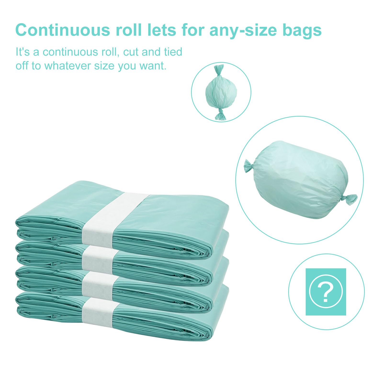 Zippland liner uses tear-resistant material to prevent rips during disposal.