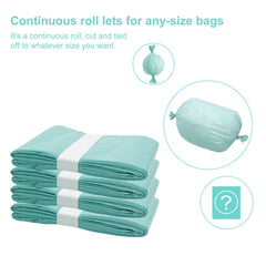 Zippland liner uses tear-resistant material to prevent rips during disposal.