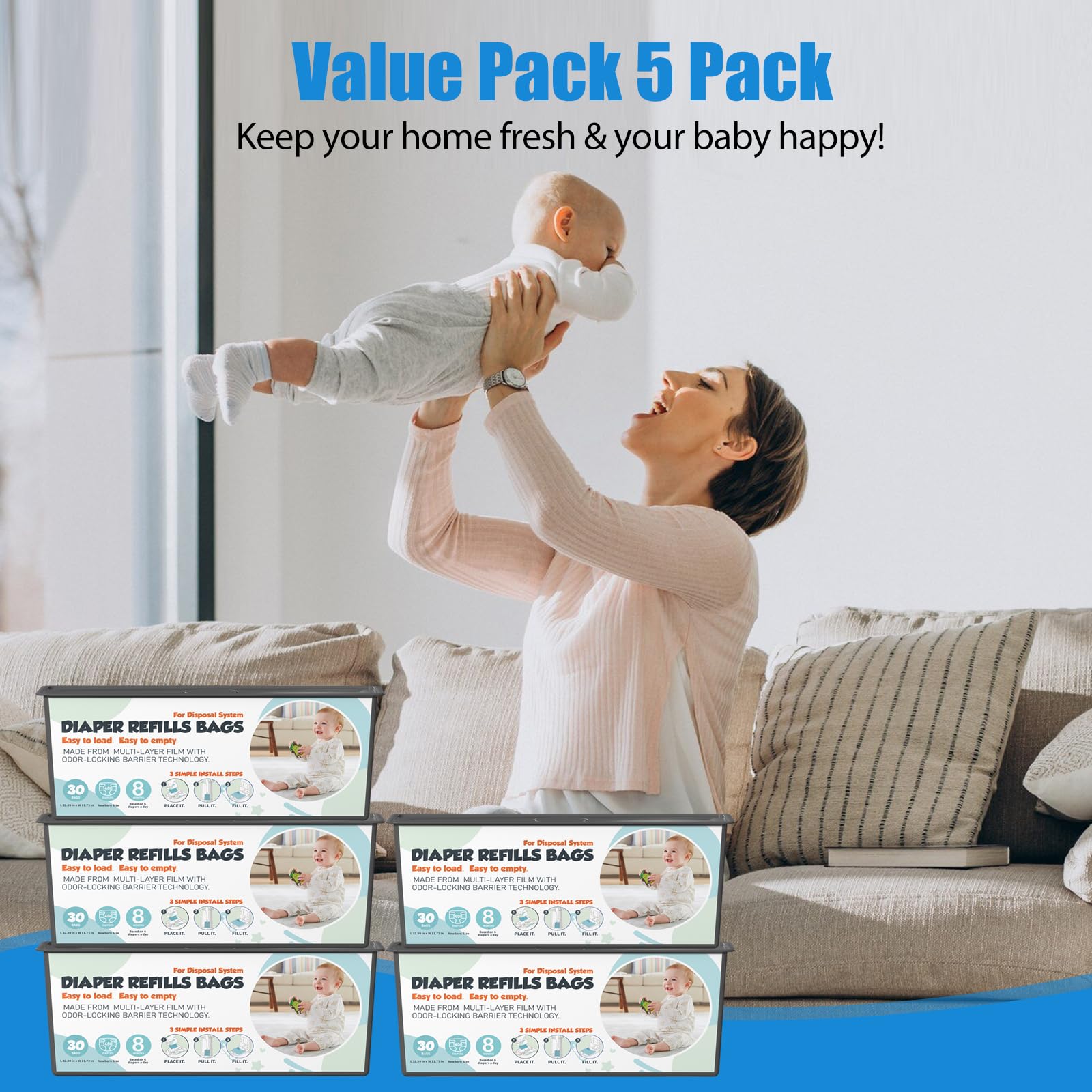 Zippland 5-pack box simplifies replacements for busy parents