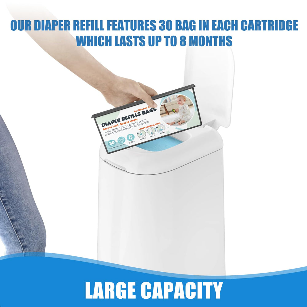 Zippland easy-installation design shown for quick diaper changes