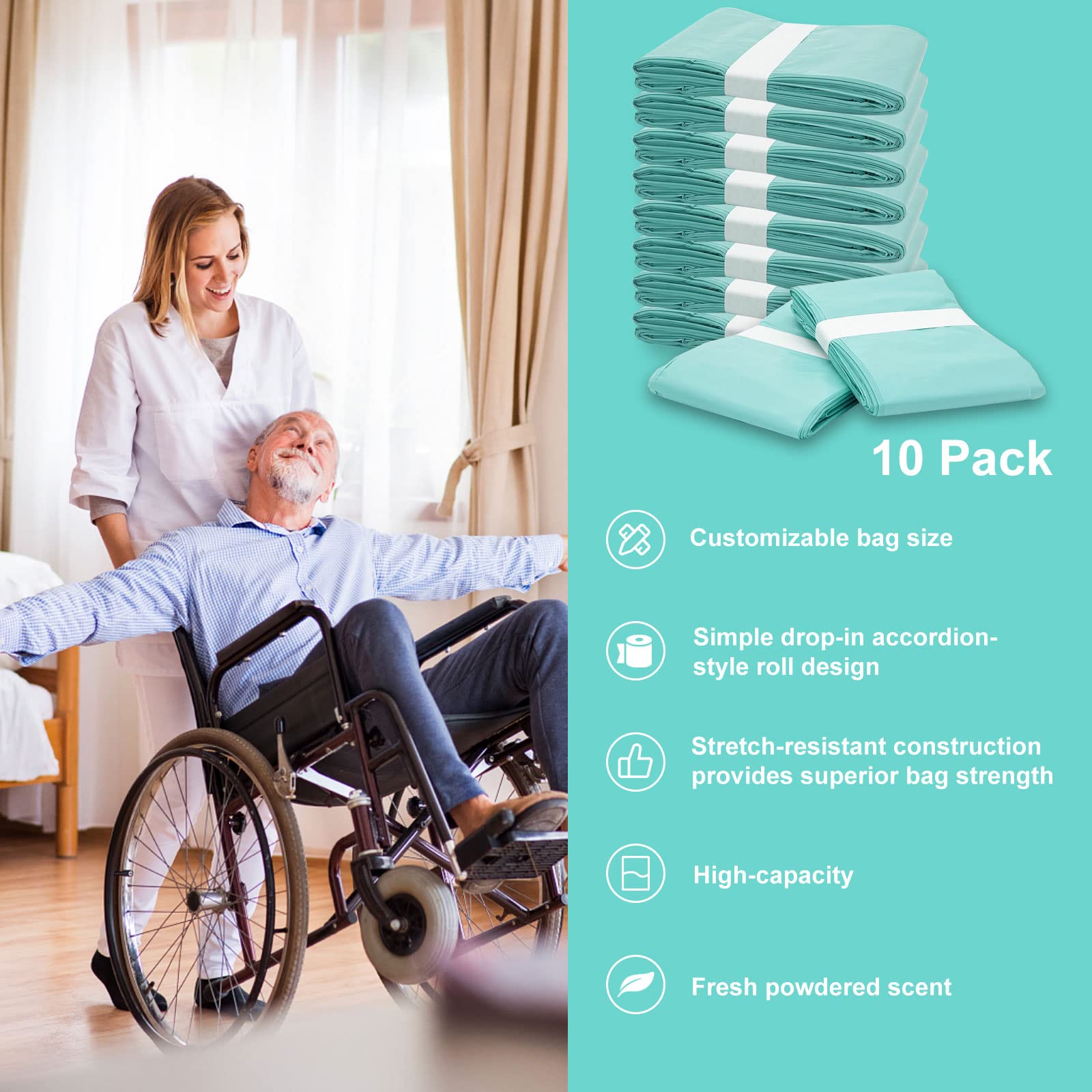Zippland lightly scented liner maintains a pleasant home environment