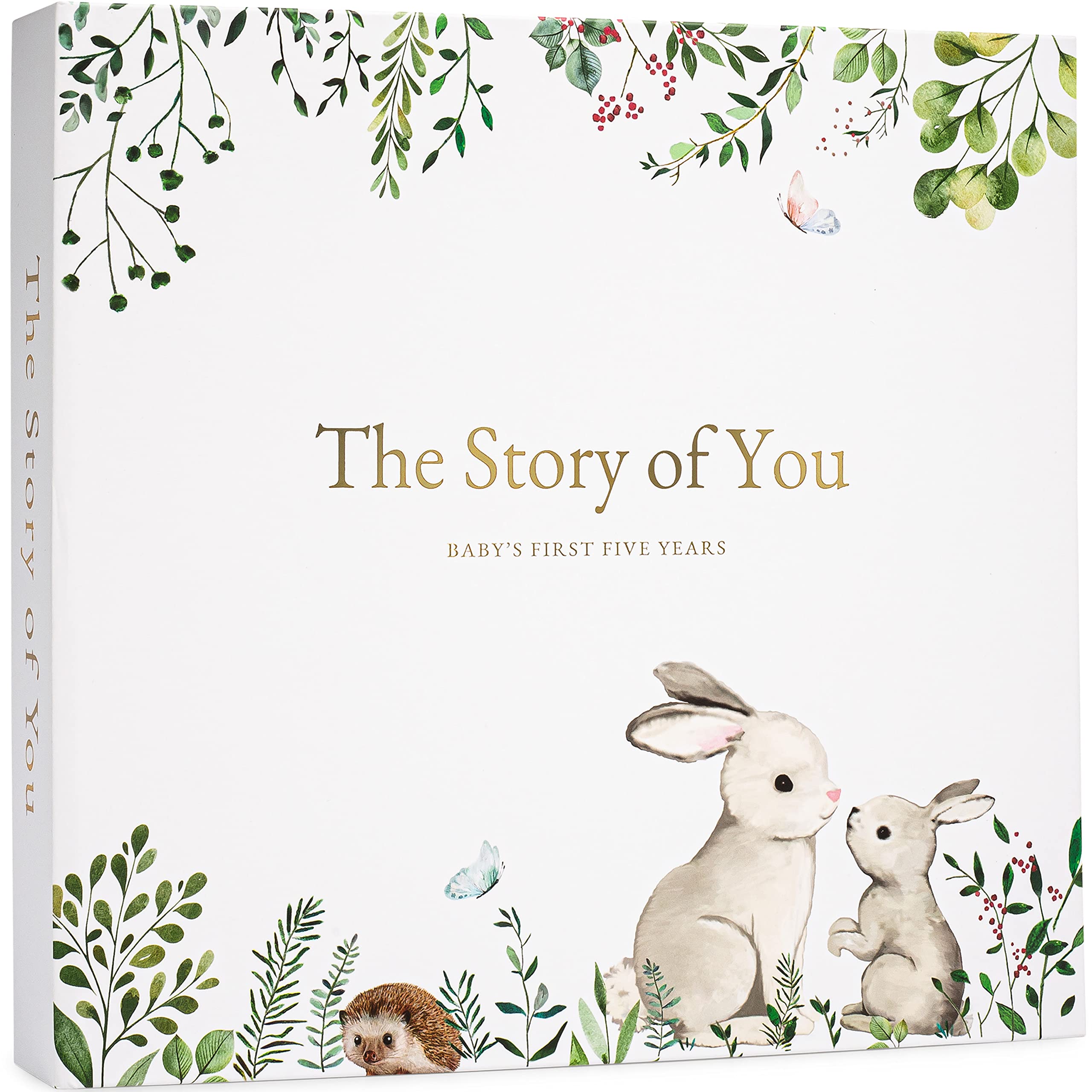 ZIRI & ZANE memory book cover with gold foil for a premium keepsake.