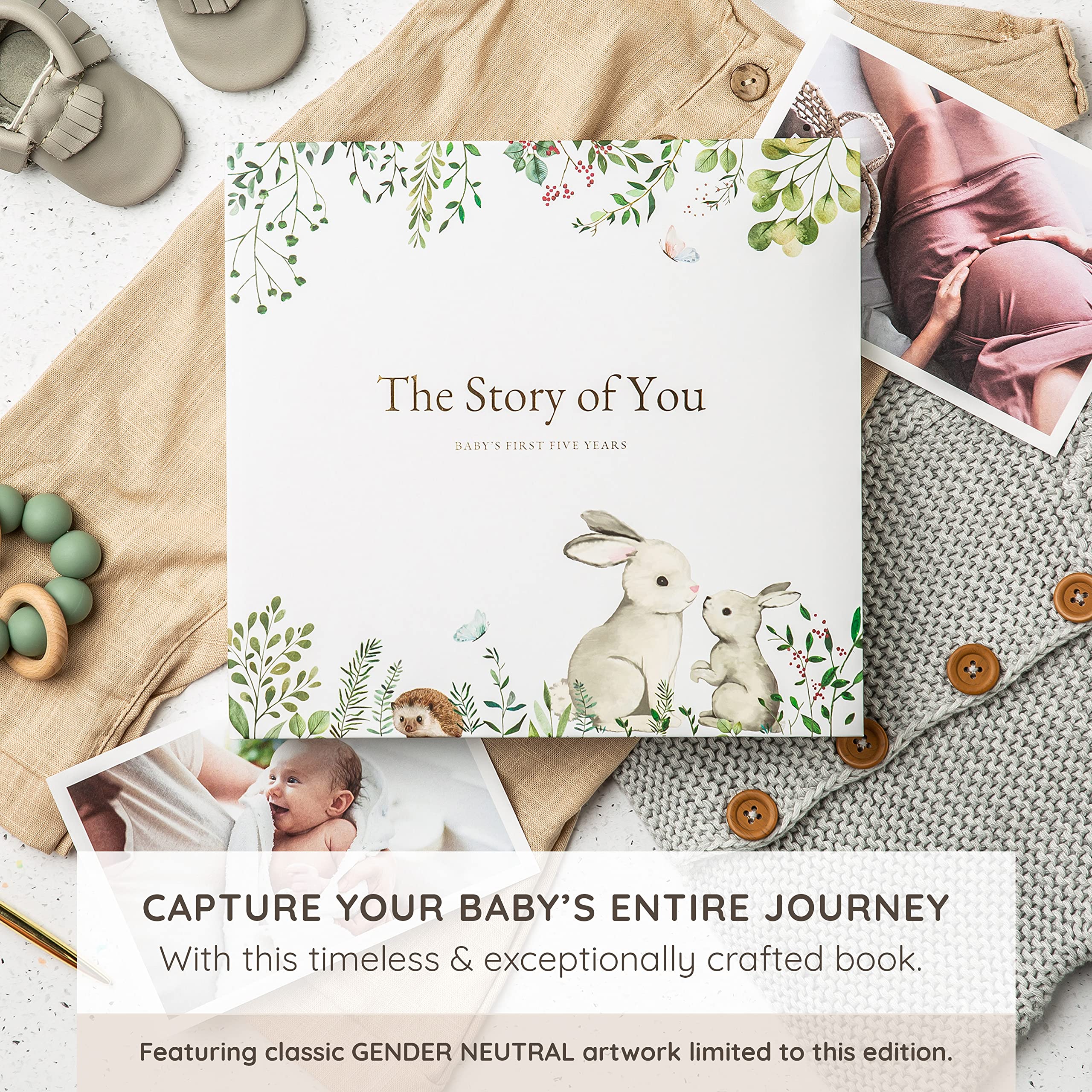 ZIRI & ZANE memory book spine with durable binding for long-term memories.