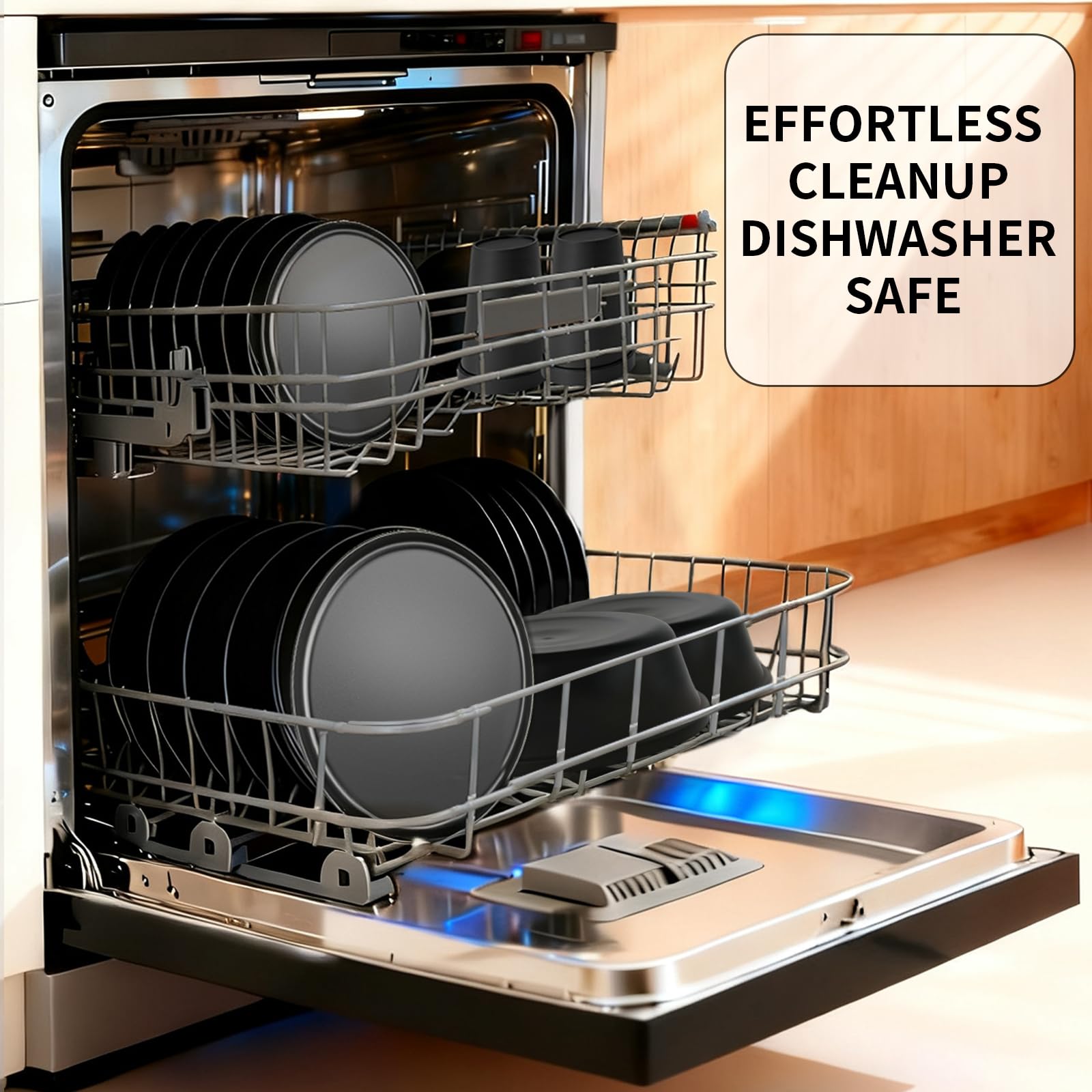 ZIVONA service-for-8 complete family pack — 40 pieces for meals and playdates.