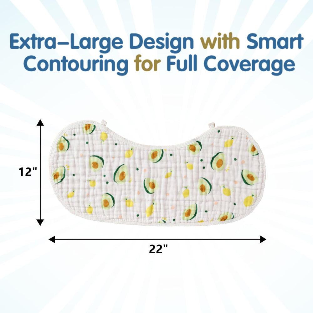 ZIXNEXKOO burp cloths quick-dry fabric keeps mom comfortable after washing.