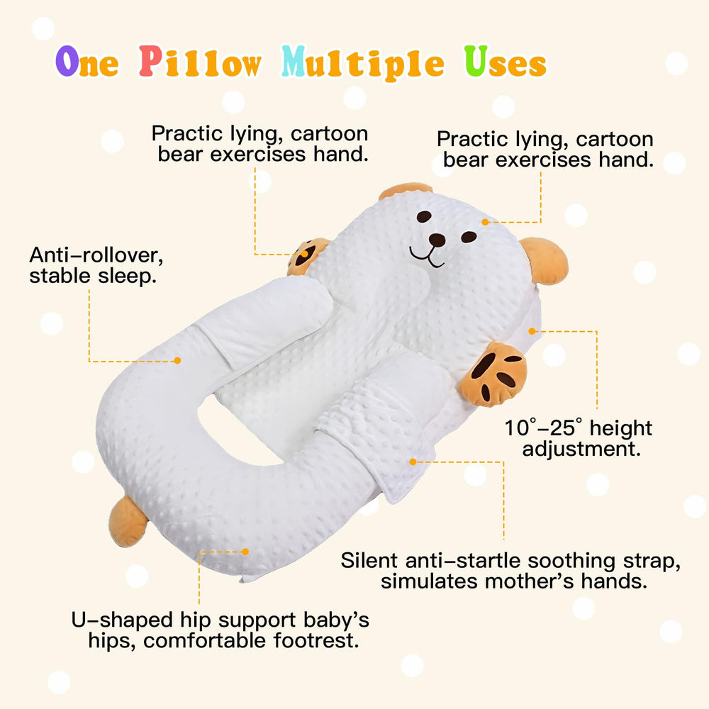 ZIXNEXKOO pillow with machine-washable cover emphasizes easy care.