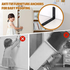 Ziyue robust metal anchors provide durable anti-tip support for heavy furniture.
