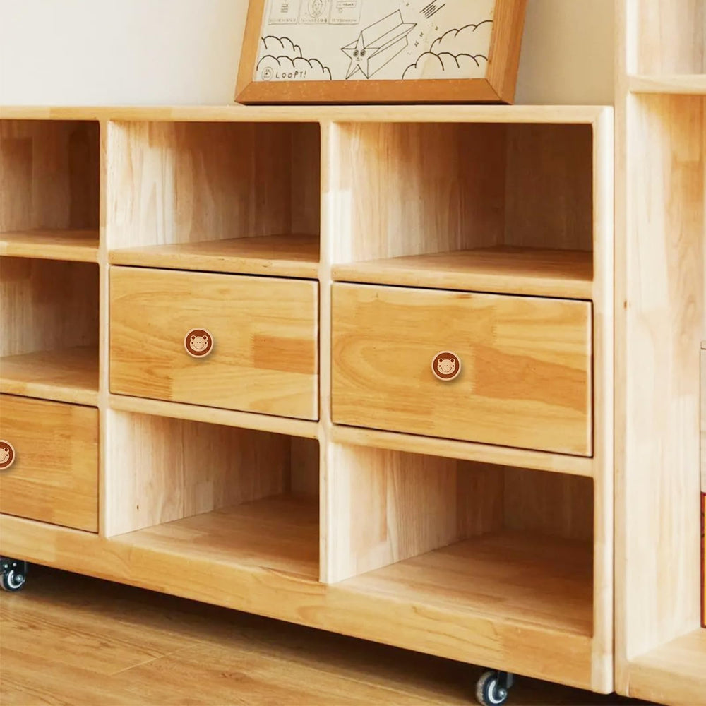 Ziyue wooden animal knob drawer project ideas, upgrade nursery furniture with playful pulls