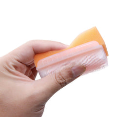 ZIZNBA dual-sided design emphasizes foam cleansing and soft brushing.