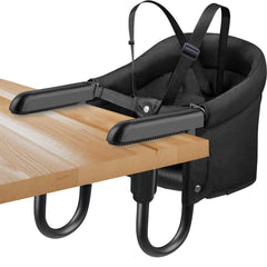 ZJNBMTFY hook-on-chair folds flat for compact travel storage.