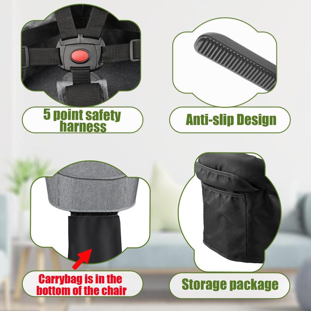 ZJNBMTFY Hook On Chair foldable design ideal for travel