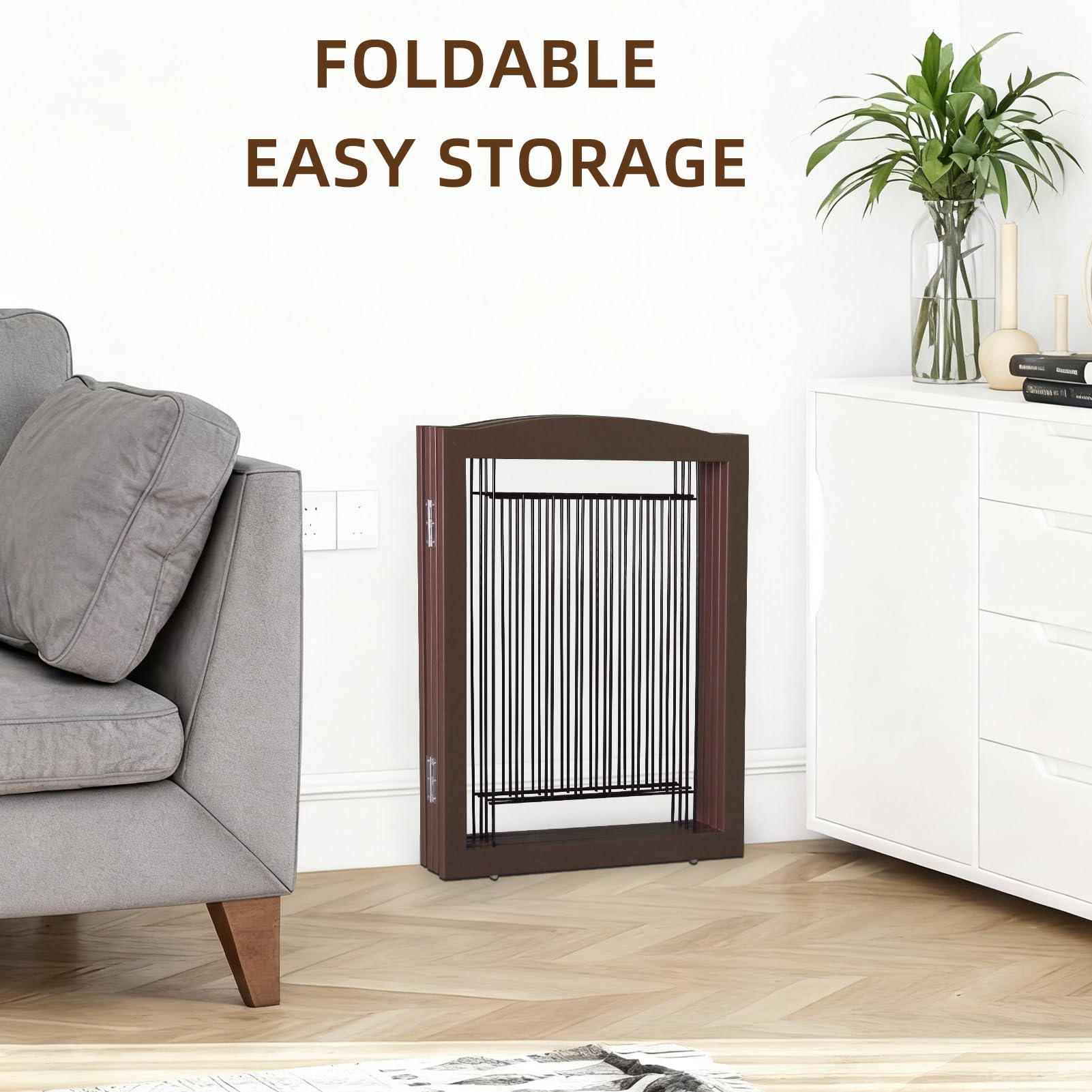 ZJSF 60in wide by 32in high gate fits wide doorways