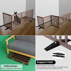 ZJSF collapsible gate folded compactly for storage