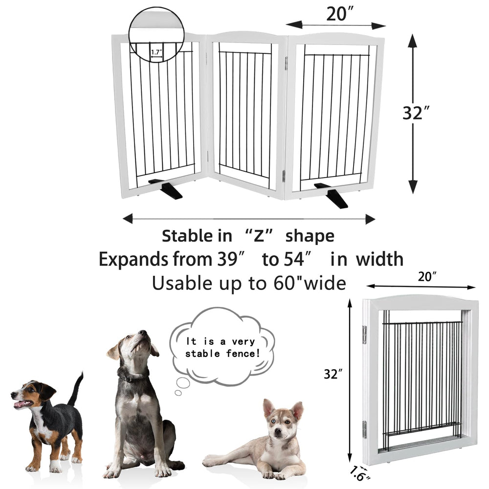ZJSF gate collapses into a wide Z shape for flexible room layout.
