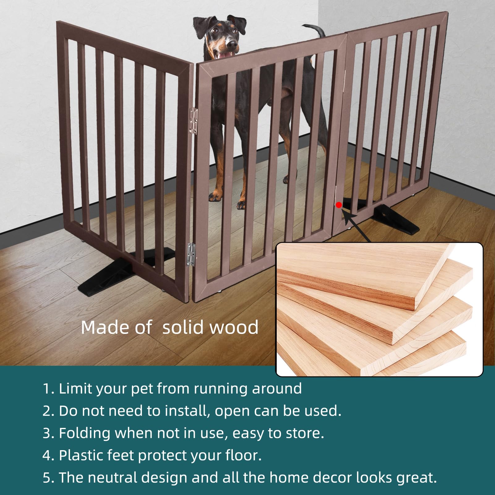 ZJSF doorway use shows full-width gate in doorway for pets