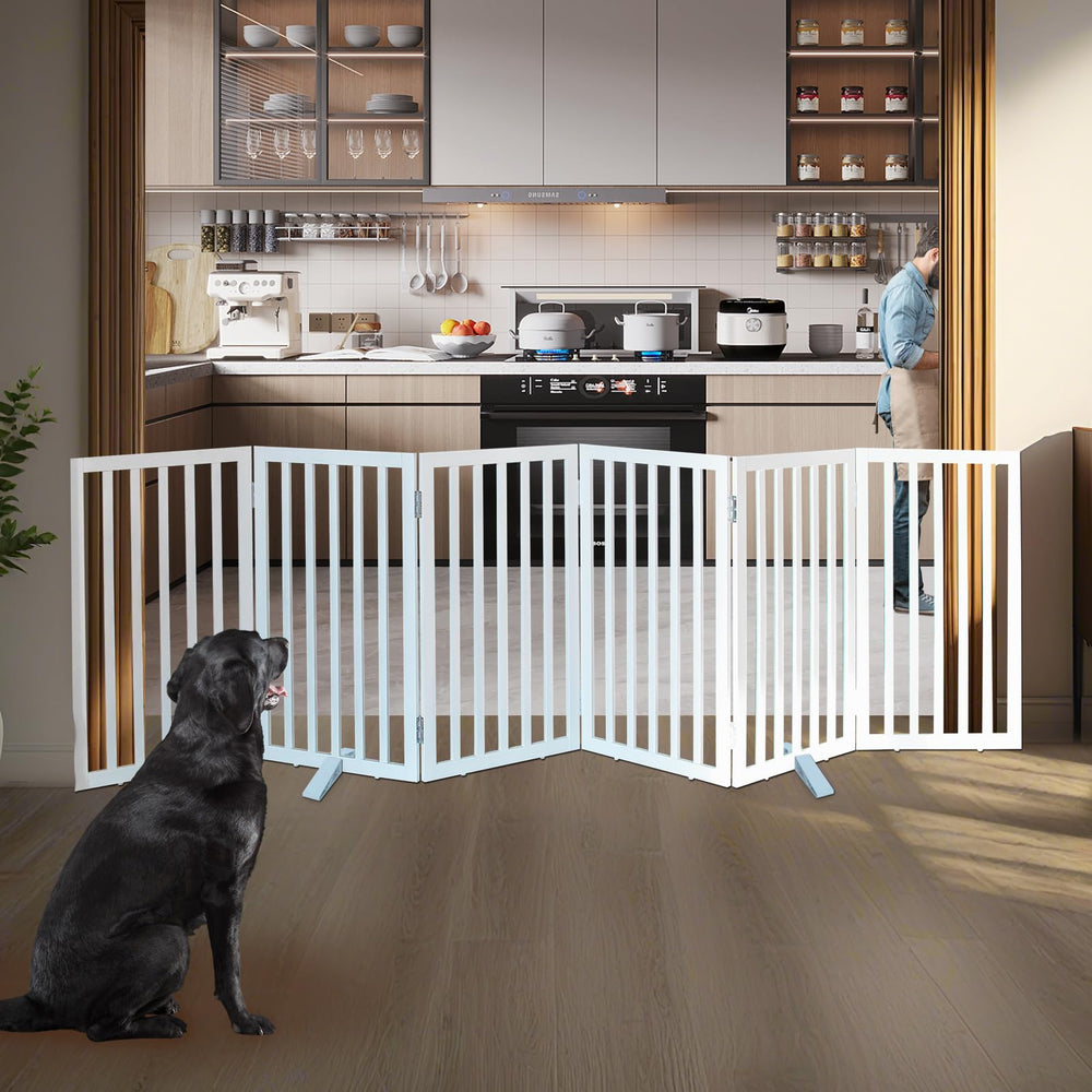 ZJSF dog gate foldable design enables quick setup in hallways.