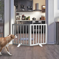 ZJSF dog gate foldable z shape for hallway flexibility