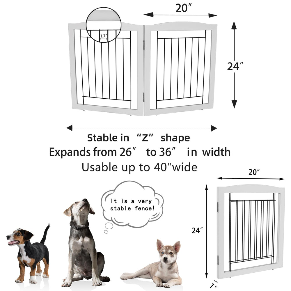 ZJSF dog gate hallway-setup ideal for open-plan rooms and pet boundaries.