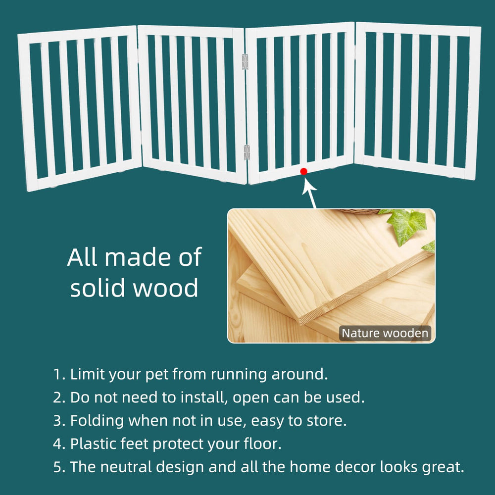 ZJSF gate features non-slip feet to protect floors during use