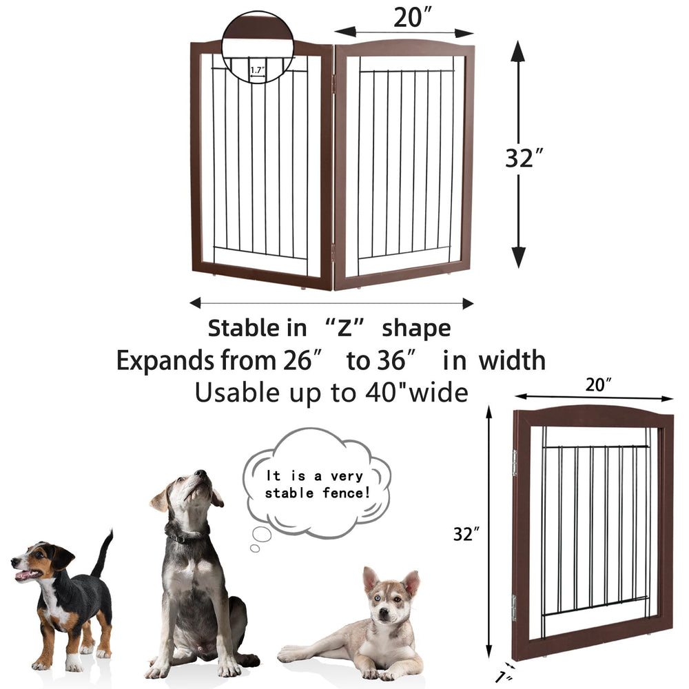 ZJSF dog gate as room divider creates pet-safe zones.