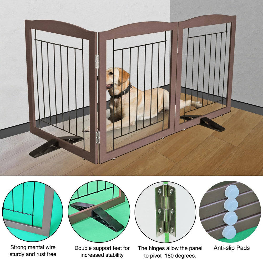 ZJSF wood-panel-closeup-hinges reveals durable stainless-steel hinges for smooth folds.