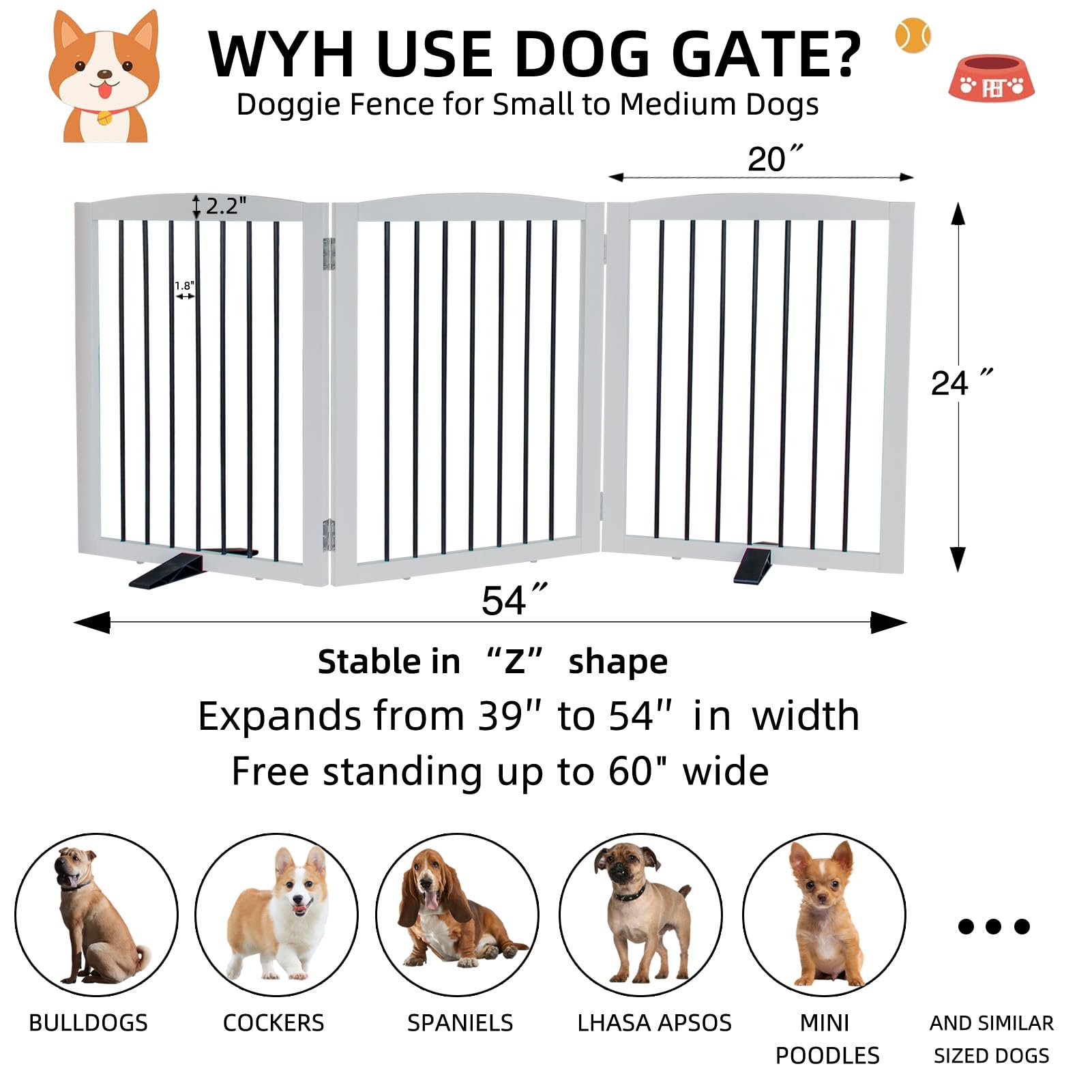 ZJSF wood-steel gate blends warm wood with durable steel bars for a modern look.