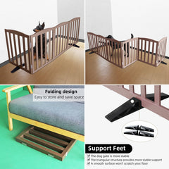 ZJSF foldable gate open width 80 inches creates a wide barrier