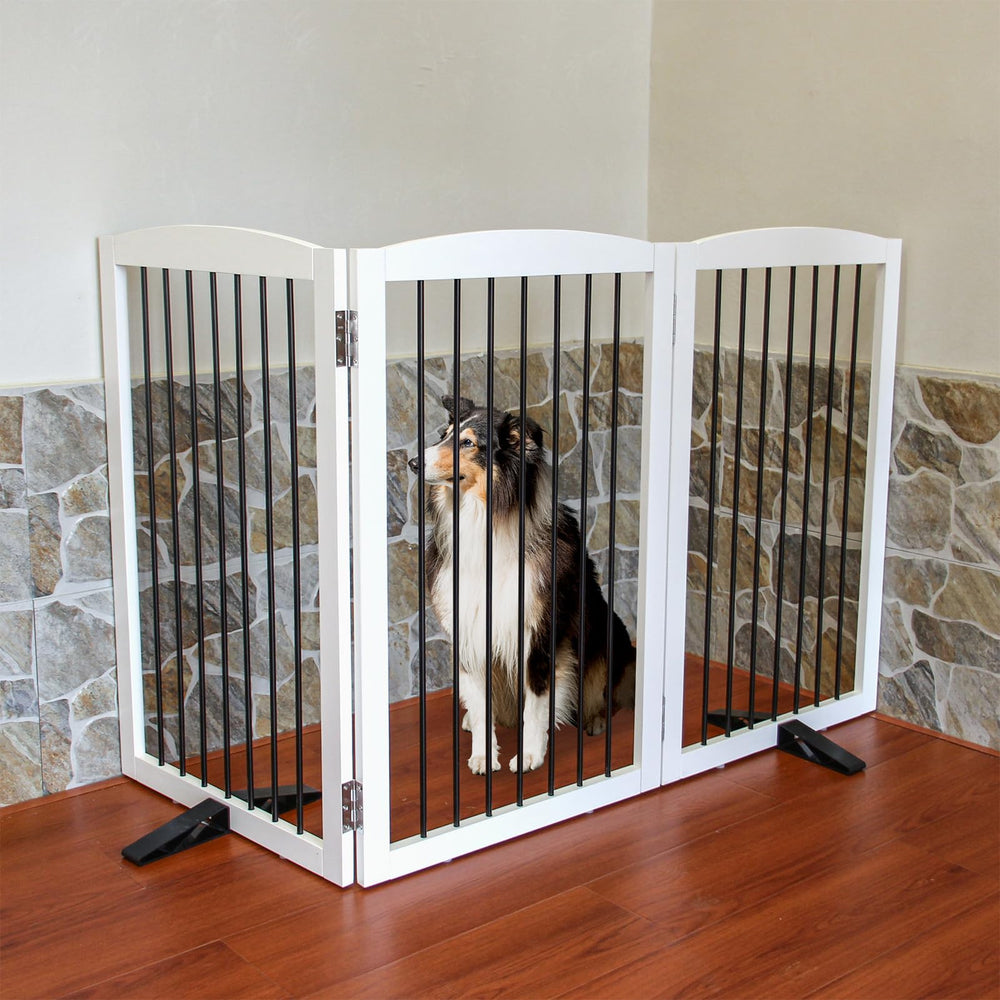 ZJSF gate dimensions shown help plan fit in doors and hallways.