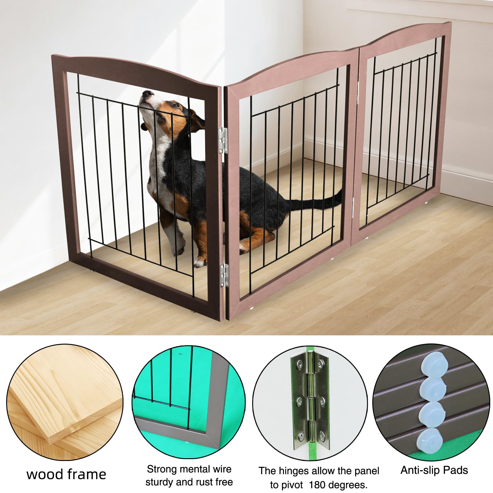 ZJSF gate folded for hallway use saves space