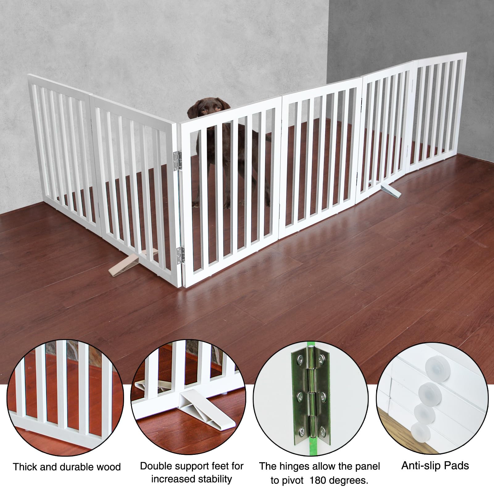 ZJSF no-assembly-required fence unfolds instantly for easy placement.