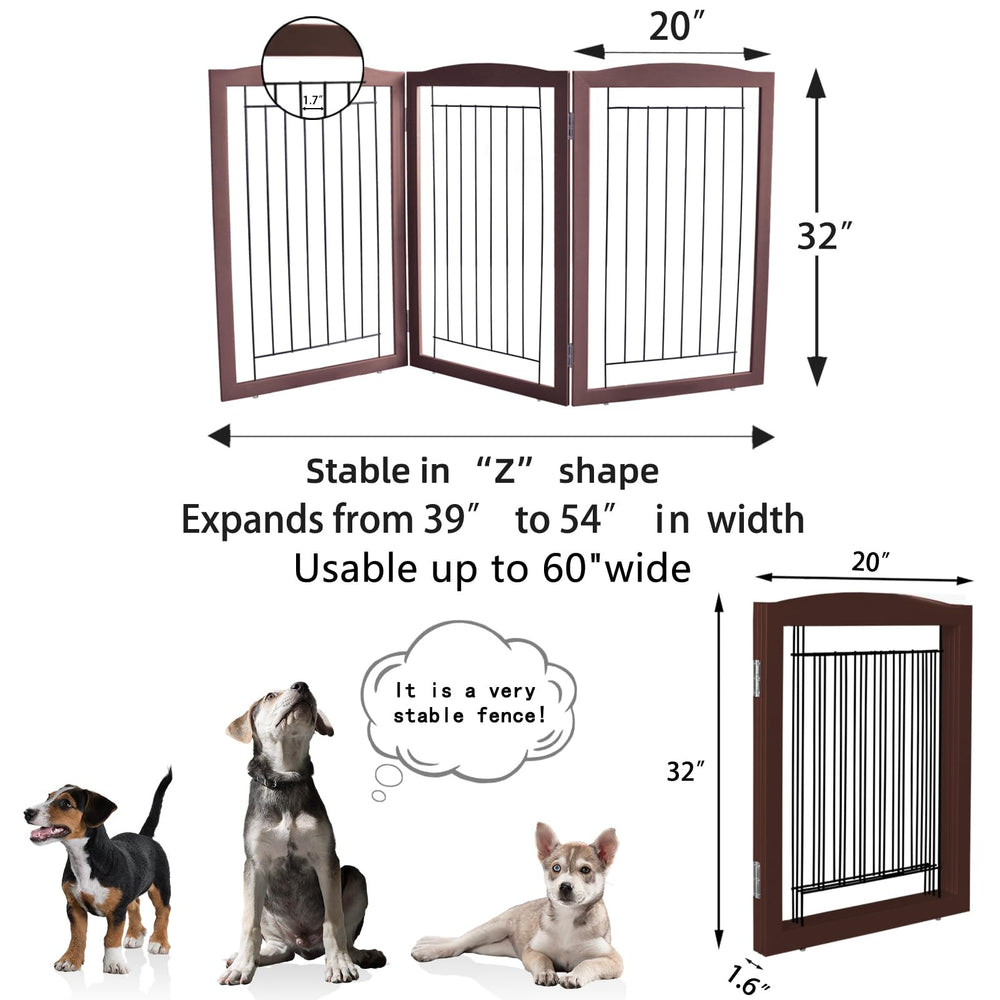 ZJSF gate with non-slip feet protects floors while staying steady